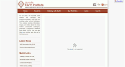 Desktop Screenshot of earth-auroville.com